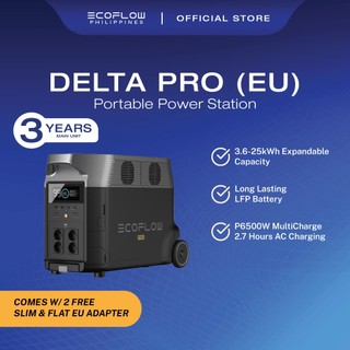 EcoFlow DELTA PRO Power Station Portable Power Source for Camping, Home Battery Backup| EcoFlow PH