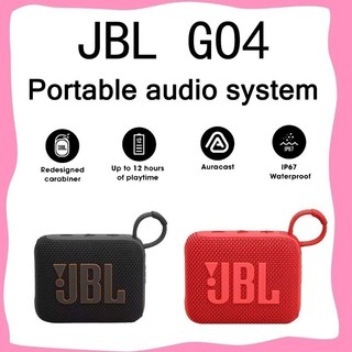 JBL GO4 Wireless Speaker IP67 Waterproof 5H Playtime Bold Fabric Design Lightweight