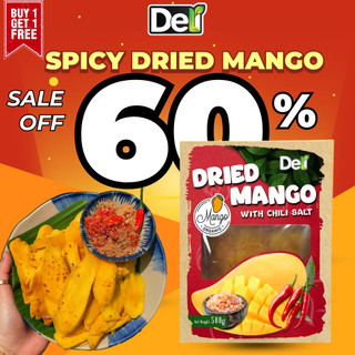DELI FOOD Dried Mango Chili Salt 100-500g - Boldly Sour, Sweet & Chili Chewy Snack Premium Vietnam