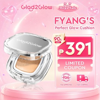 [Fyang's GO-TO Cushion] Glad2Glow Perfect Glow Cover Cushion Foundation Full Cover Glass Lightweight