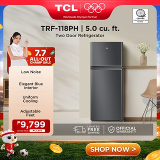TCL Two-Door Direct Cooling Refrigerator - TRF-PH 5 7.3 8 cu.ft., Low Noise, Adjustable Shelf