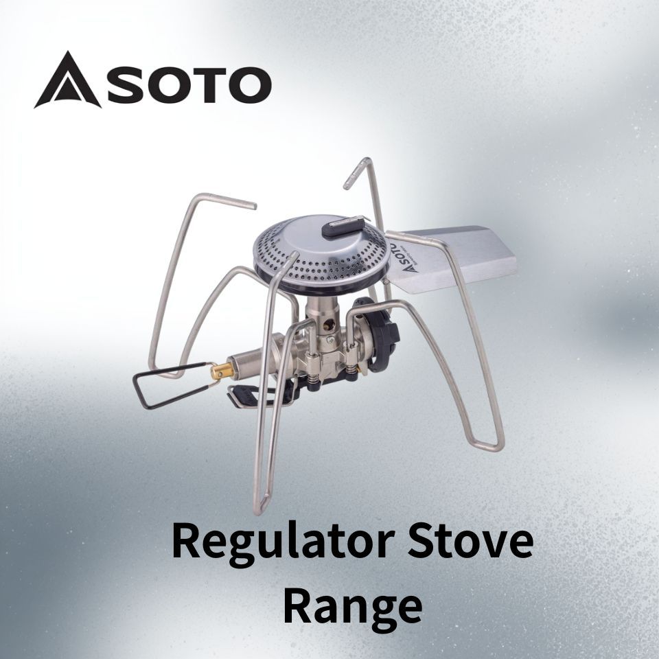 SOTO ST-340 Regulator Stove Range Single Burner Camping Stove CB Canister Portable