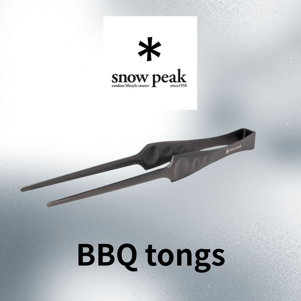 snow peak Pitz CS‑370 Stainless BBQ & Camp Tongs