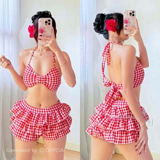 SWIMWEAR PADDED! DBS ALIYAH Summer Terno Coords Crepe Fabric Small to MEDIUM Sexy Casual Cute Korean