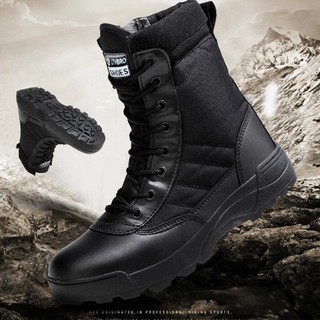 Korean Tactical Boots Outdoor Tactical Shoes Riding Boots Martin Boots Non-slip Combat Shoes for Men