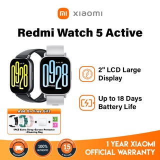 [Free Strap] Xiaomi Redmi Watch 5 Active Smartwatch 2'' Display Clear Calling 5ATM