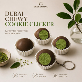 3D Printed Dubai Chewy Cookie Clicker - Fidget Toy Keycahin