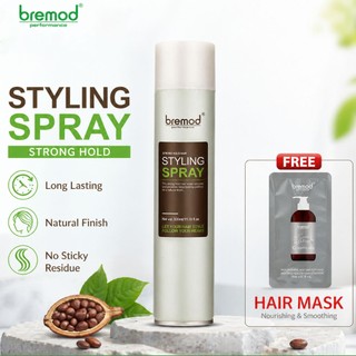 Bremod Hair Styling Spray Intense Hold Lasting finalize the design for Salon  325ml BR-Z002