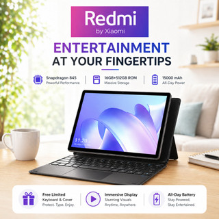 Pad SE LITE 16+512GB TO 1TB Snapdragon® 680 11” FHD+ Display 8MP Camera 8000mAh Battery
