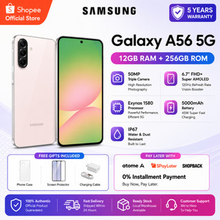 Samsung Galaxy A56 5G 12GB + 256GB Smartphone | 5000mAh Battery | 6.7" Super AMOLED | 100% Original