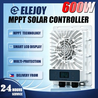 ELEJOY MPPT Solar Charge Controller - Step Down/Up Buck Boost, Real Time Tracking, High Efficiency