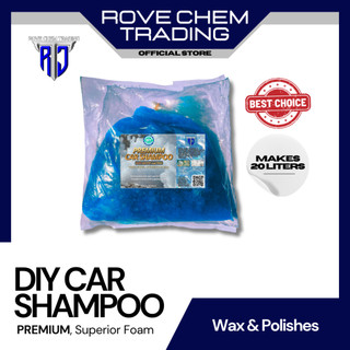 Rove Chem Trading DIY Car Shampoo (20 lit./kg) | Just Add Water | Premium or Regular DIY CAR SHAMPOO