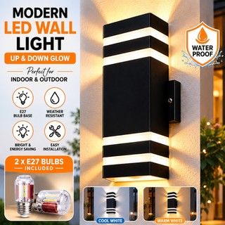 LED Wall Lamp Outdoor Garden Wall Lights Waterproof IP67 Wall lamp Indoor 6W Bedroom Terrace Sconce