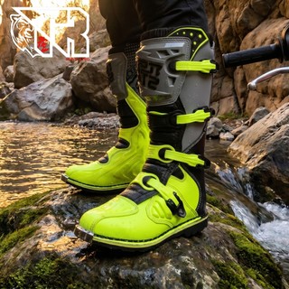 TR Tiger E001 All-Terrain Motorcycle Boots – Super Breathable for Hot Climate CE Certified Durable