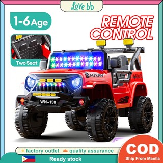 Electric Car for kids Ride on with Remote Control Big Cars for kids to Ride Jeep 4 Wheel Kids car