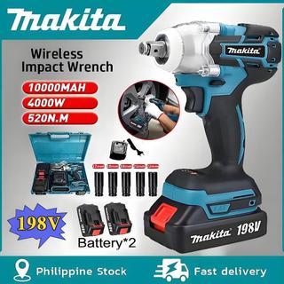 【COD】Makita Impact Wrench Cordless Brushless Heavy Duty Electric Ratchet Wrench Tool Set Screwdriver