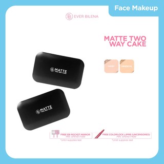 EB Matte Two Way Cake 9g [Powder, Foundation, Makeup, Full Coverage]
