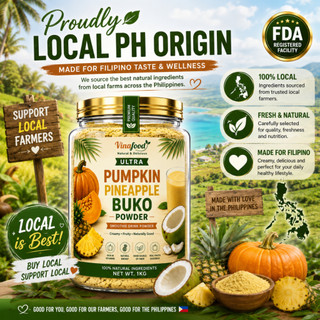 Pumpkin Pineapple Buko Powder tea BUY 1KG GET 1KG Slimming Detox Drink Less Bloating Healthy Shake