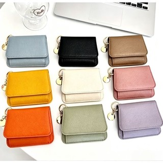 YQY Korean Version of Women's Coin Purse Short Fashion Multifunctional Zipper Trifold Wallets #56155