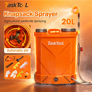 TaskTool 20L Electric Knapsack Sprayer Battery-Powered Agricultural Rechargeable Power Spraye