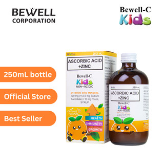 Bewell-C Kids Non-Acidic Vitamin C With Zinc 250ml Bottle
