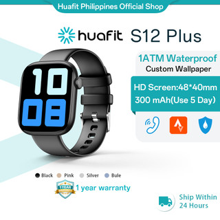 [New] Huafit S12 Plus Smart Watch 2.04 inch Waterproof Bluetooth call Smartwatch for Woman Man S10