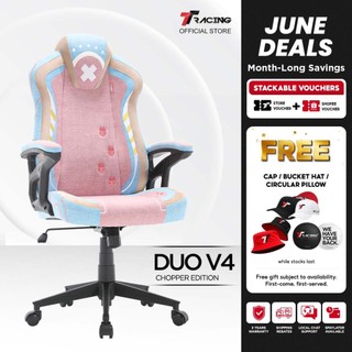 TTRacing DUO V4 Chopper Edition Air Threads Fabric Gaming Chair | One Piece Collection
