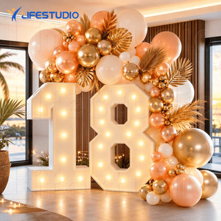 LED Number Light 0-9 Marquee Light Up Numbers 91.5cm for Birthday Party Wedding Proposal Decor