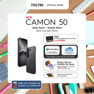 [NEW] TECNO CAMON 50 | 50MP SONY ULTRA Camera | Super-ZOOM FlashSnap | IP69K | 1.5K 144Hz AMOLED |