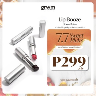 GRWM Cosmetics Lip Booze - Tinted Sheer Balm