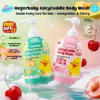 Hegerbaby JuicyCuddle Baby Wash Cherry + Melon - Deep Cleansing,Long-Lasting Fragrance Body Wash
