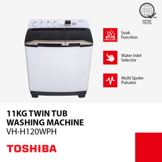 Toshiba 11KG Twin Tub Washing Machine