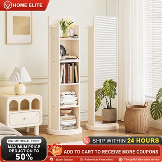 Full-length mirror, floor mirror, household storage cabinet, rotating concealed storage mirror