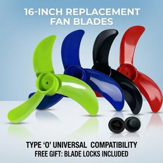 16 inch Universal Fan Blade/Elisi Banana 3-Blades Type Size 16 O type Full moon Elisi