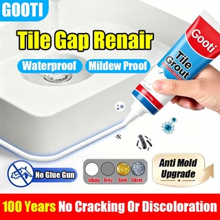 GOOTI Epoxy Tile Grout Sealant Waterproof Roof Floor Gap Seam Repair MildewProof Wall Filler Sealing