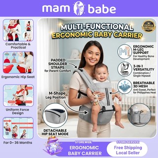 Baby Carrier With Hip Seat Multifunctional Carrier For Baby Detachable Hip Seat Newborn Baby Carrier