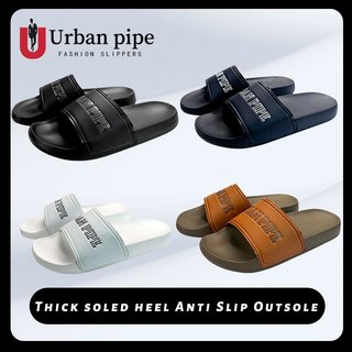 【New model Printing 】URBAN PIPE EVA Thick-Soled Slippers Slippers For Women And Men Soft Indoo 602