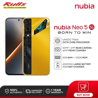 nubia Neo 5 5G (8GB+128GB) Smartphone | UNISOC T9300 | 50MP Main Camera | 6.8” 120Hz Gaming Display