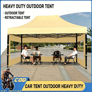 Retractable Tent 3x6M Canopy Tent Water Proof Portable Outdoor Stall Tent Sun Protection