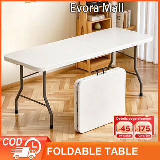 Evora Foldable Table Study Desk Computer Table Office Desk Simple Portable Table Heavy duty Chair