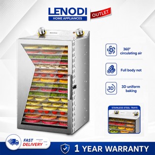 LENODI Food Dryer 6-18 Layers Suitable for Home and Commercial Use Pet Snacks Fruit Dryer