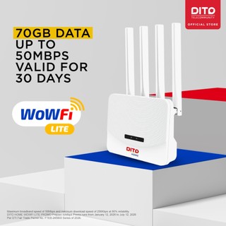 DITO Home WiFi Lite w/ 70GB Data