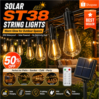 solar light outdoor waterproof ST38 Solar decorative light Garden Party Decorative LED Solar String