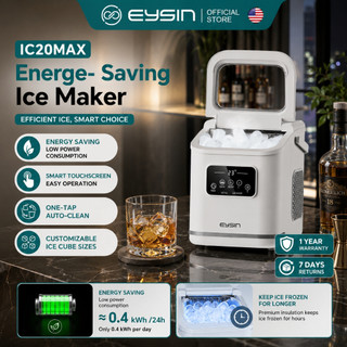 [NEW] EYSIN Automatic Ice Maker Machine with Smart Touchscreen Control One-Tap IC20 MAX