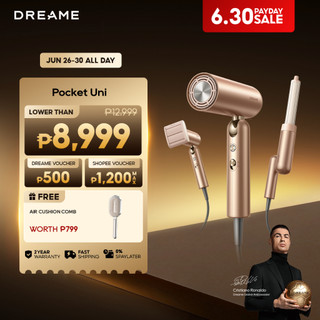 [NO.1Global Use 100–240V] Dreame Pocket Uni All-in-One Hair Dryer Dry, Smooth & Curl Quick Drying
