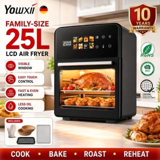 Yowxii Smart LCD Air Fryer 16L Microwave Baking Oven Large Capacity Oven Toaster Kitchen Appliances