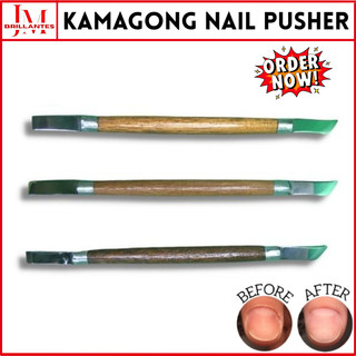 KAMAGONG NAIL PUSHER (SHARPENED) - DUAL-ENDED WOODEN TOOL FOR MANICURE AND PEDICURE NAIL CARE & ART