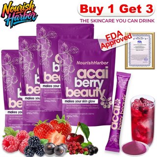 ✅FDA✅Healthy Drinks,Organic Acai Berry Powder,Acai Berry Beauty Juice for Pcos UTI Detox Slim