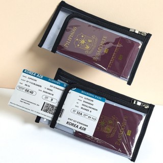 Multi-purpose Clear Waterproof Passport Holder - Organize Tickets, IDs, Coins & Travel Essentials
