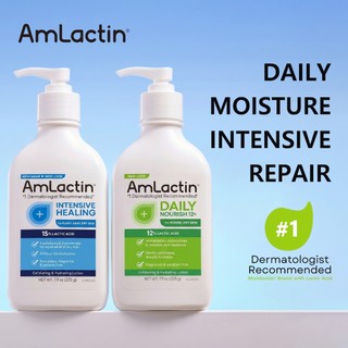 Amlactin Daily 12% Lactic Acid Moisturizing Lotion / Rapid Relief 15% Lactic Acid Restoring Lotion